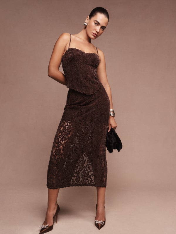 Tommen Two Piece - Dark Mahogany